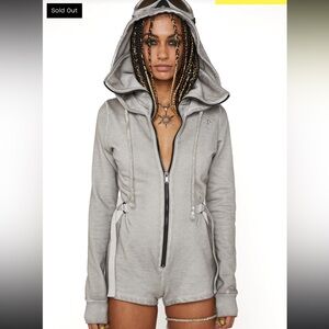 Sold out Darker Wavs hoodie romper